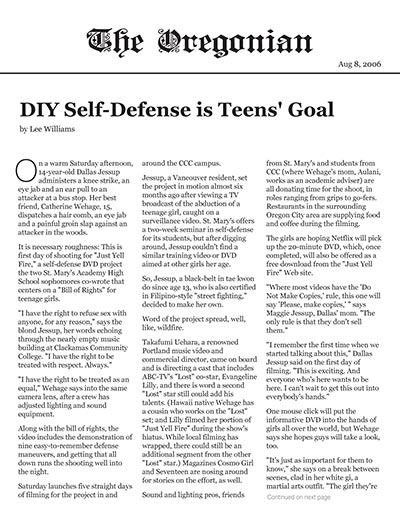 DIY Self-Defense is Teens' Goal