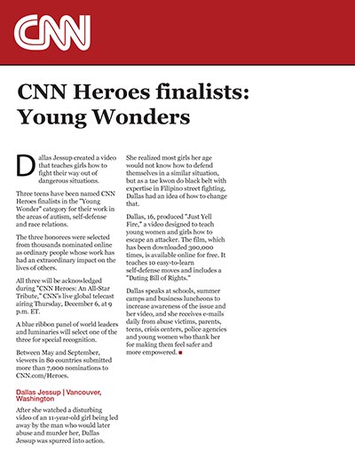CNN Heroes finalists: Young Wonders