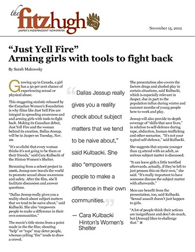 "Just Yell Fire"