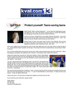 Protect yourself: Teens saving teens