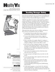 Teaching Stranger Safety