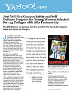 ust Yell Fire Campus Safety and Self Defense Program for Young Women Selected for 123 Colleges with AO&#960; Partnership
